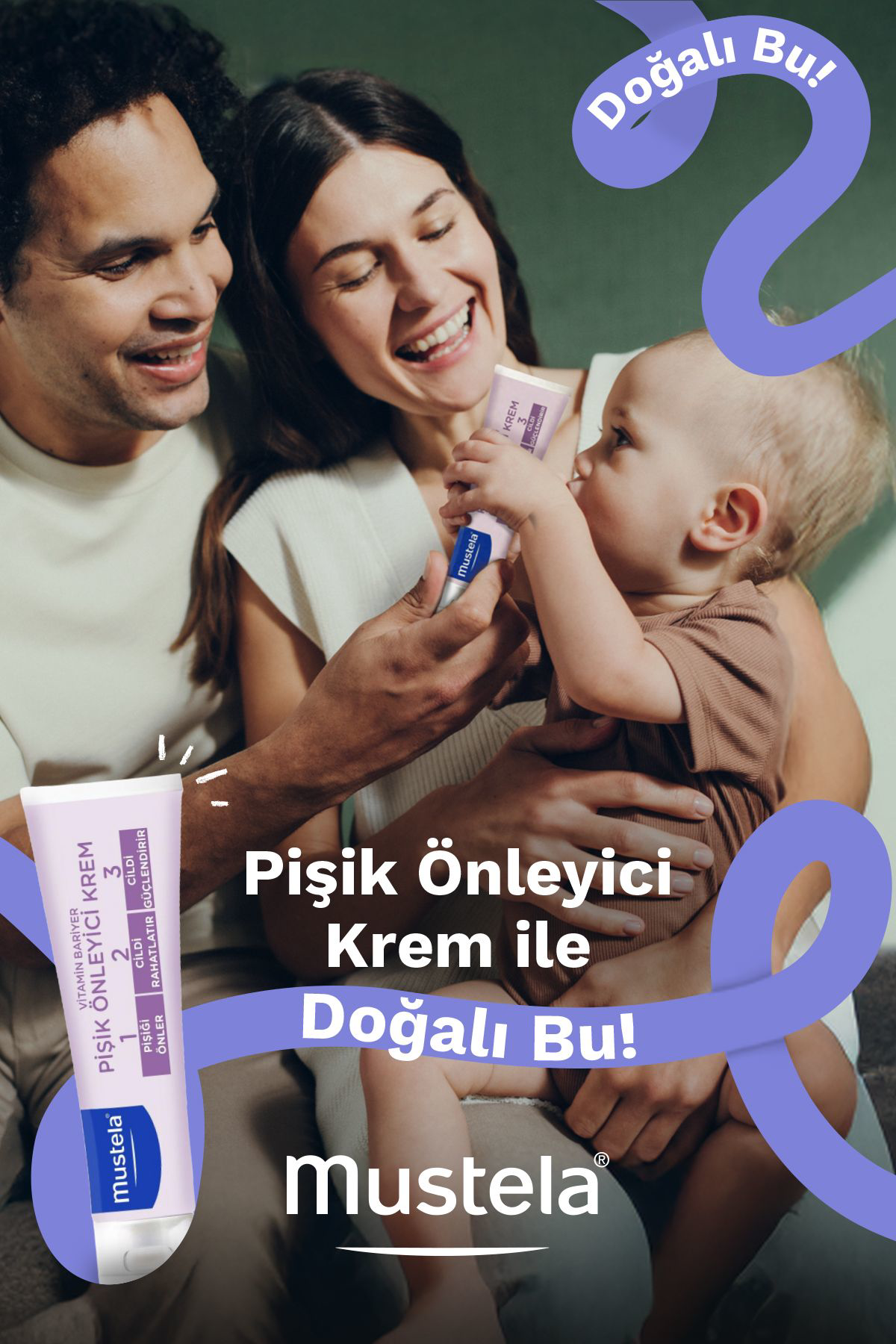 Mustela  Vitamin Barrier 1.2.3 Pişik Kremi 100 Ml