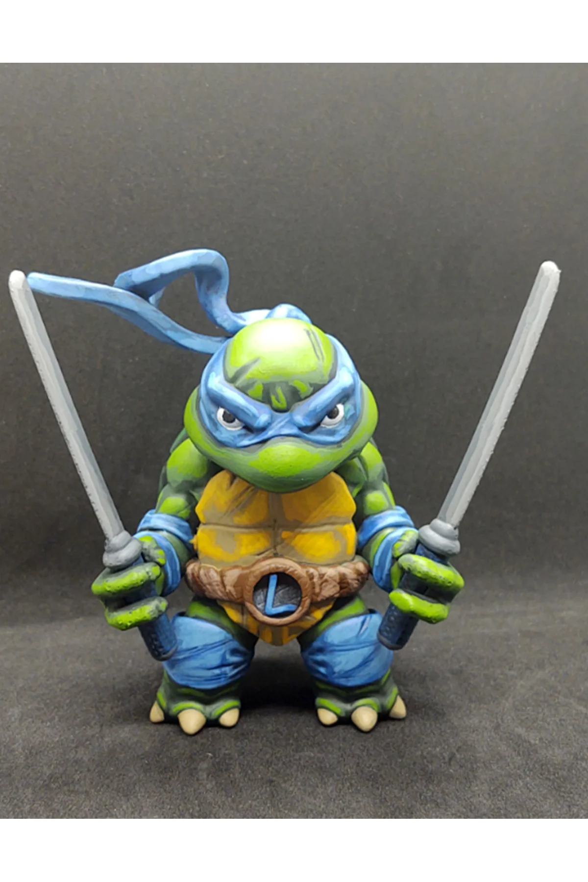 Mutant Ninja Turtles Chibi Boyalı Figür Ninja Kaplumbağalar Chibi Figür