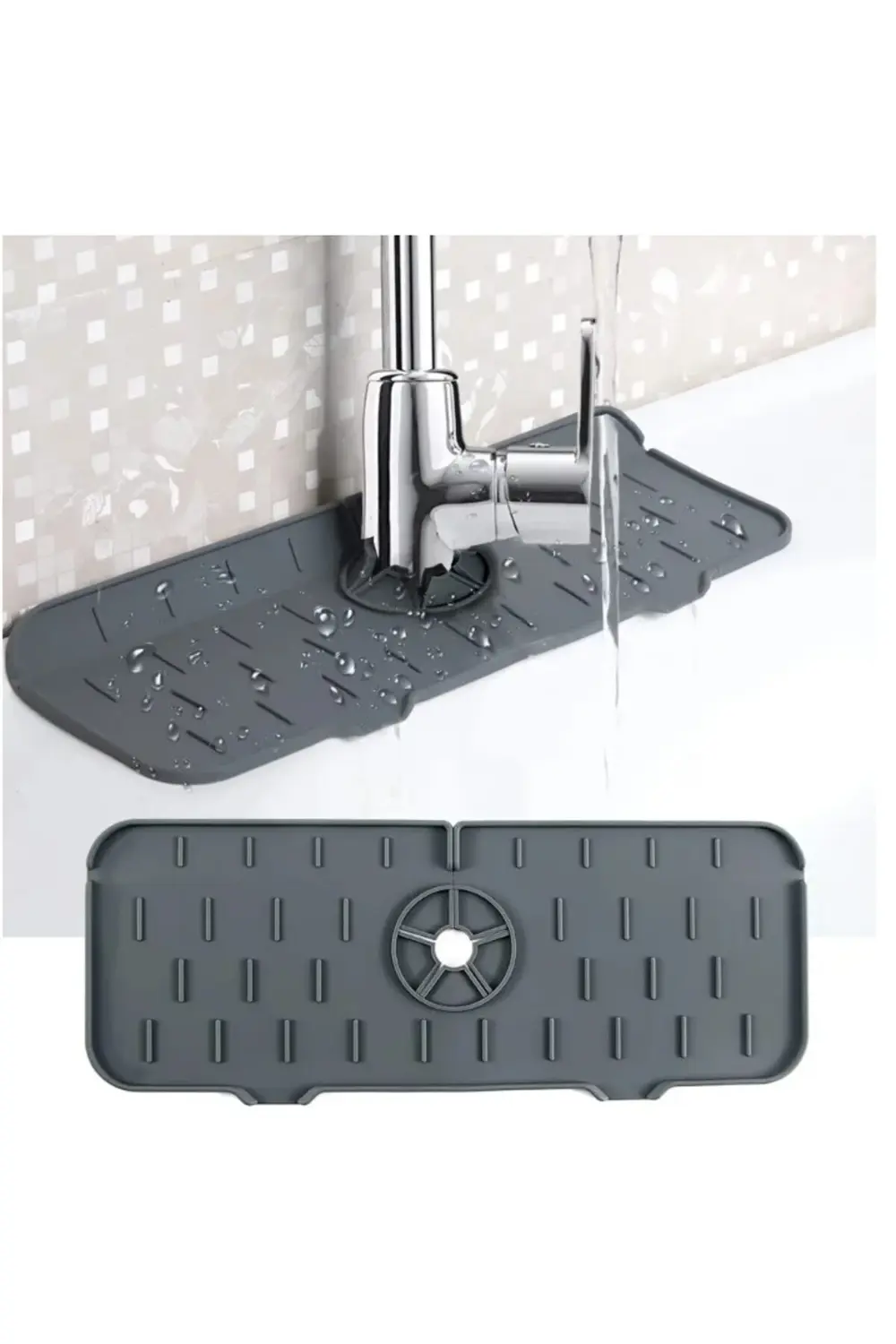 Mutfak Banyo Lavabo Kenarı Silikon Matı