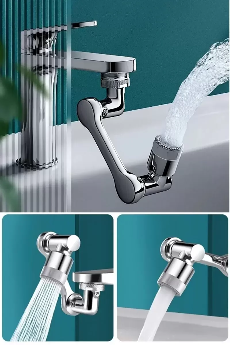 Mutfak Banyo Musluk Başlığı 180 Derece Dönebilen Fonksiyonel Evre