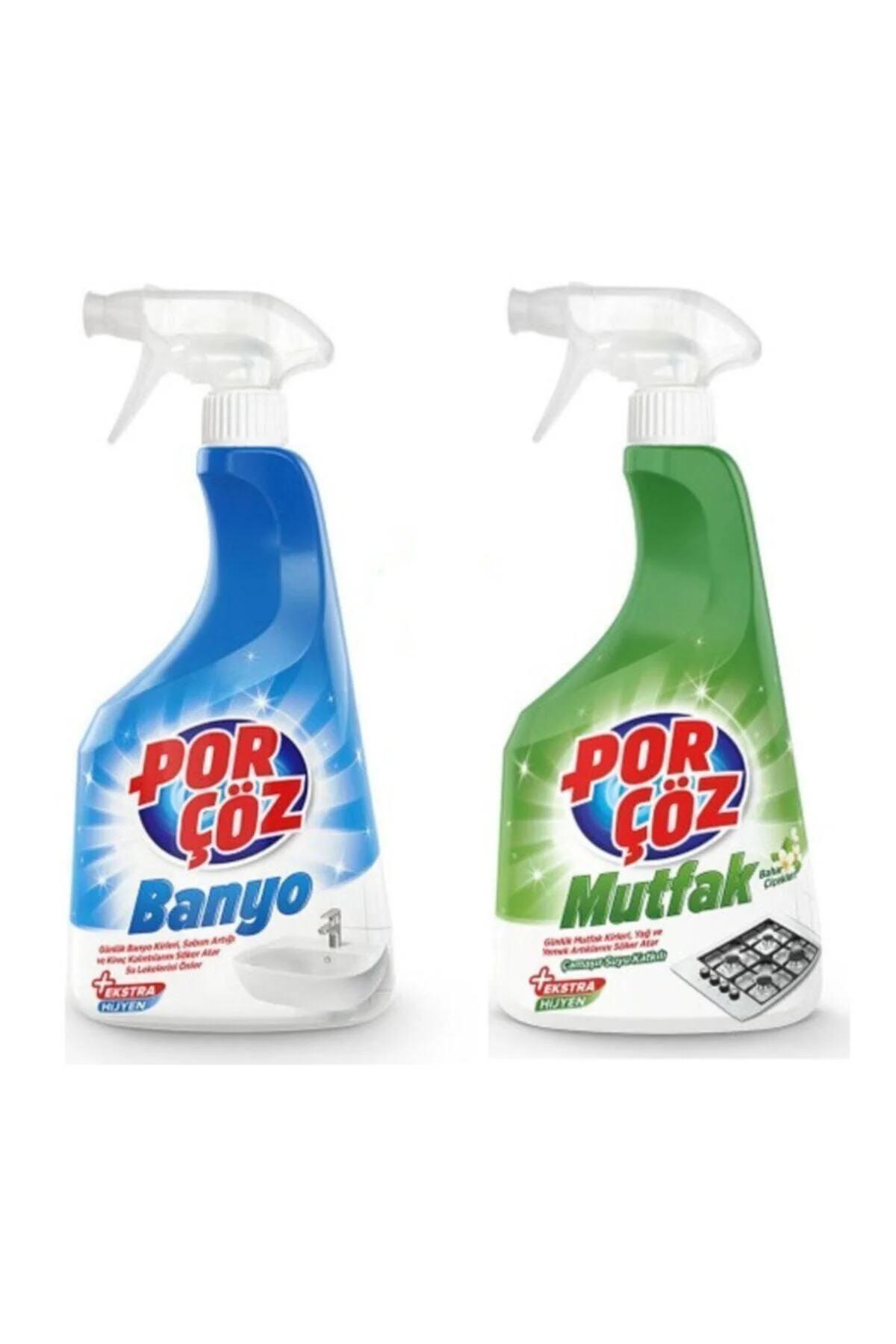 Mutfak & Banyo Temizlik Spreyi 750 Ml. 2'li Set Fiyatı, Yorumları ve Özellikleri