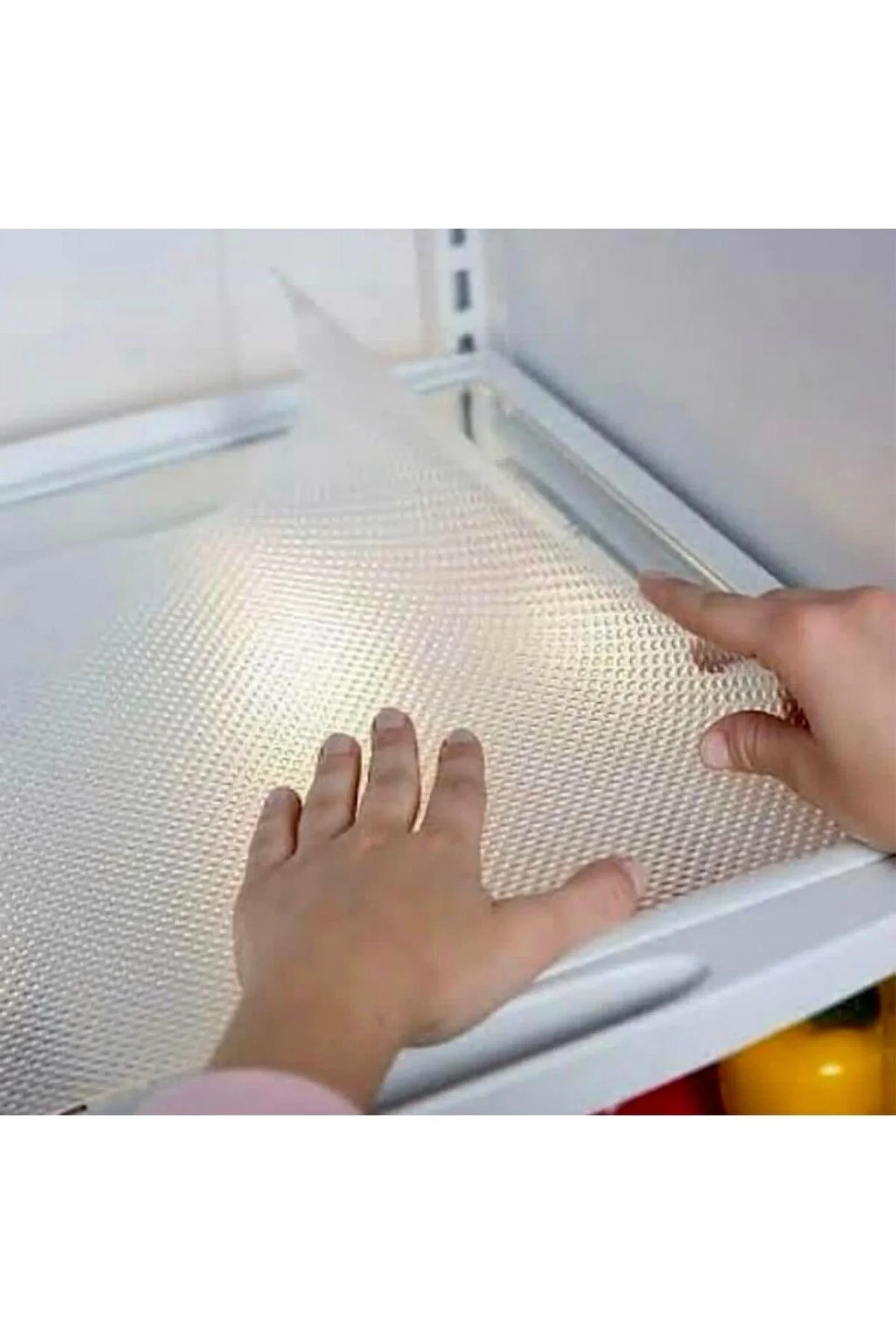 Mutfak Dolabı Çekmece Kaydırmaz Raf Örtüsü Şeffaf, Suya Dayanıklı, Kesilebilir Pvc 45x300 Cm