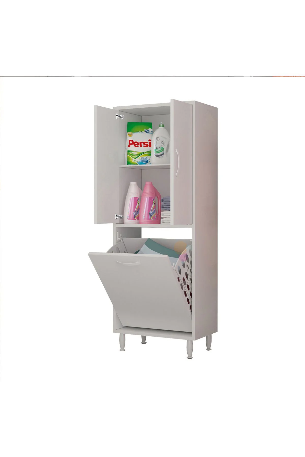 Mutfak Dolabı Kirli Camasır Dolabı Sepetli Banyo Dolabı Havlu Dol