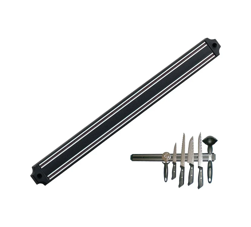 Mutfak Duvarına Monte Mıknatıslı Geniş Bıçak Tutucu Stand - 55 Cm - Siyah - Paslanmaz Çelik Diğer Fiyatı, Yorumları ve Özellikleri