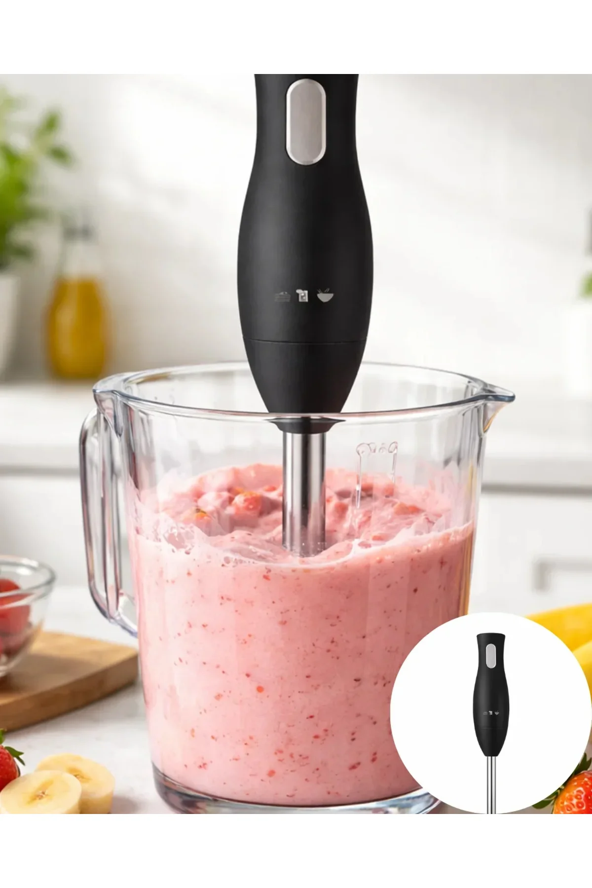 Mutfak El Blenderı Paslanmaz Çelik Uçlu Ergonok Tasarım Mutfak El Blenderı Paslanmaz Çelik Uçlu Ergonok Tasarım