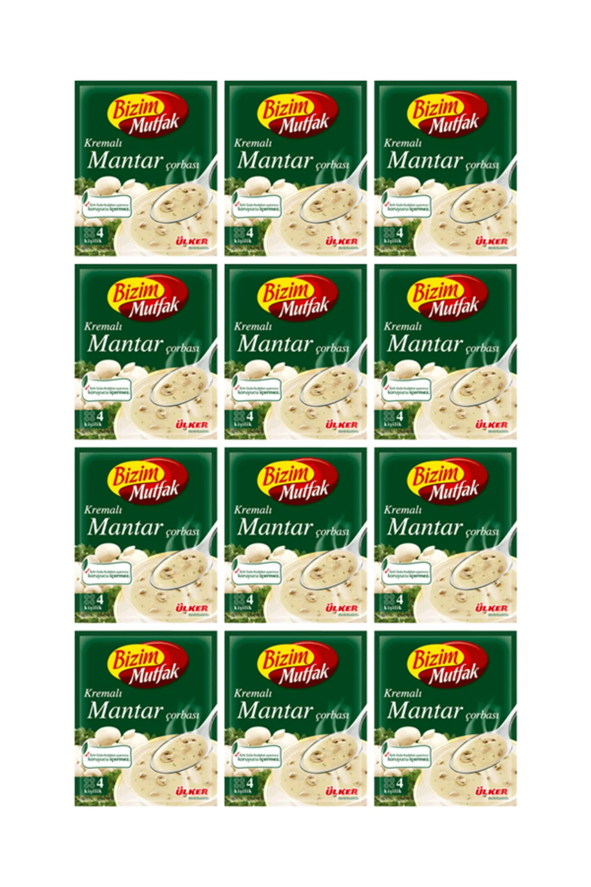 Mutfak Kremalı Mantar Çorbası 62 Gr X 12 Adet