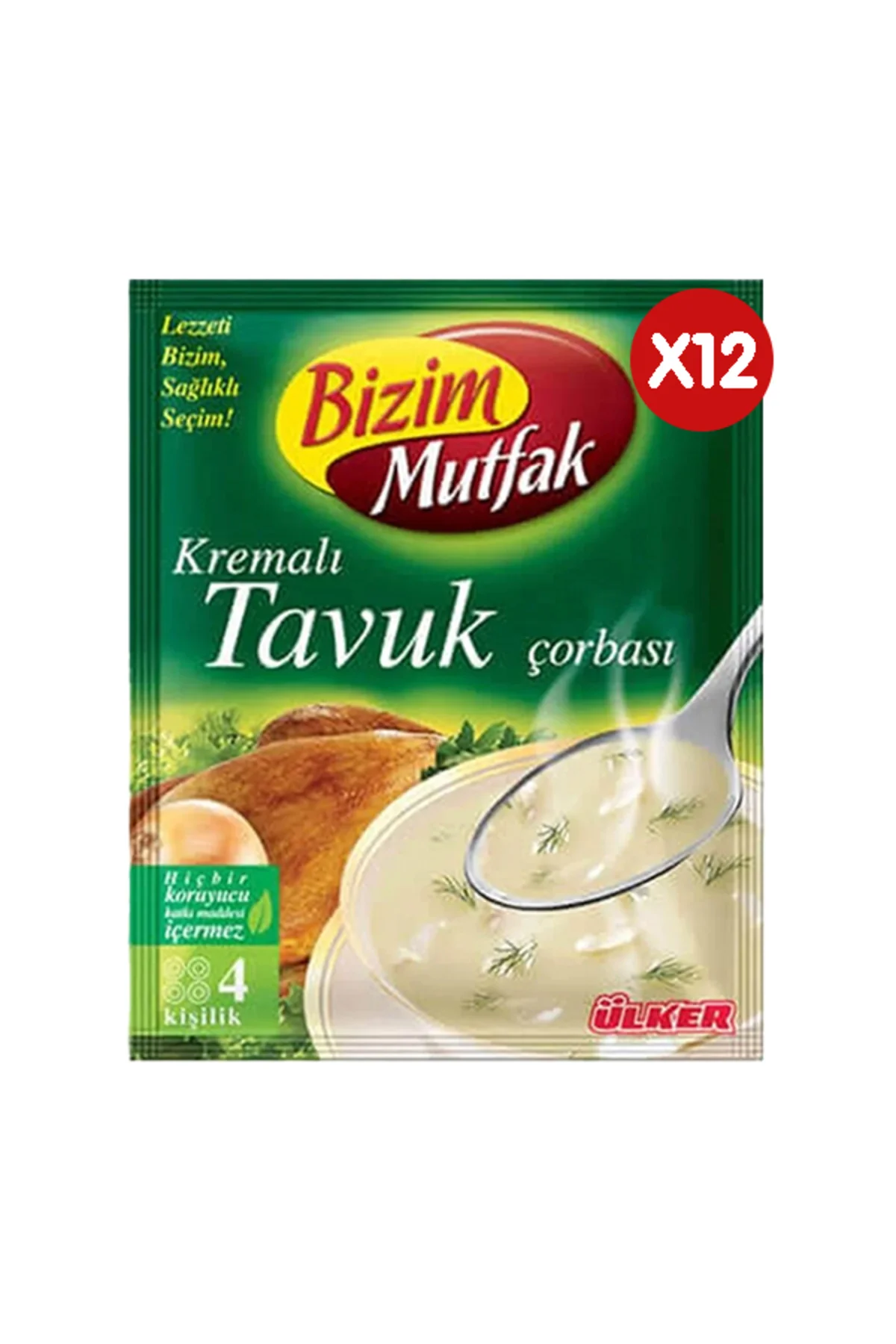 Mutfak Kremalı Tavuk Çorbası 62 gr X 12 Adet