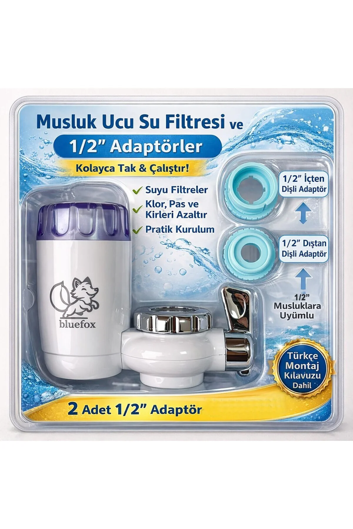 Mutfak Musluk Ucu Su Arıtma (Ver. II) - Klor ve Kireç Azaltıcı, O
