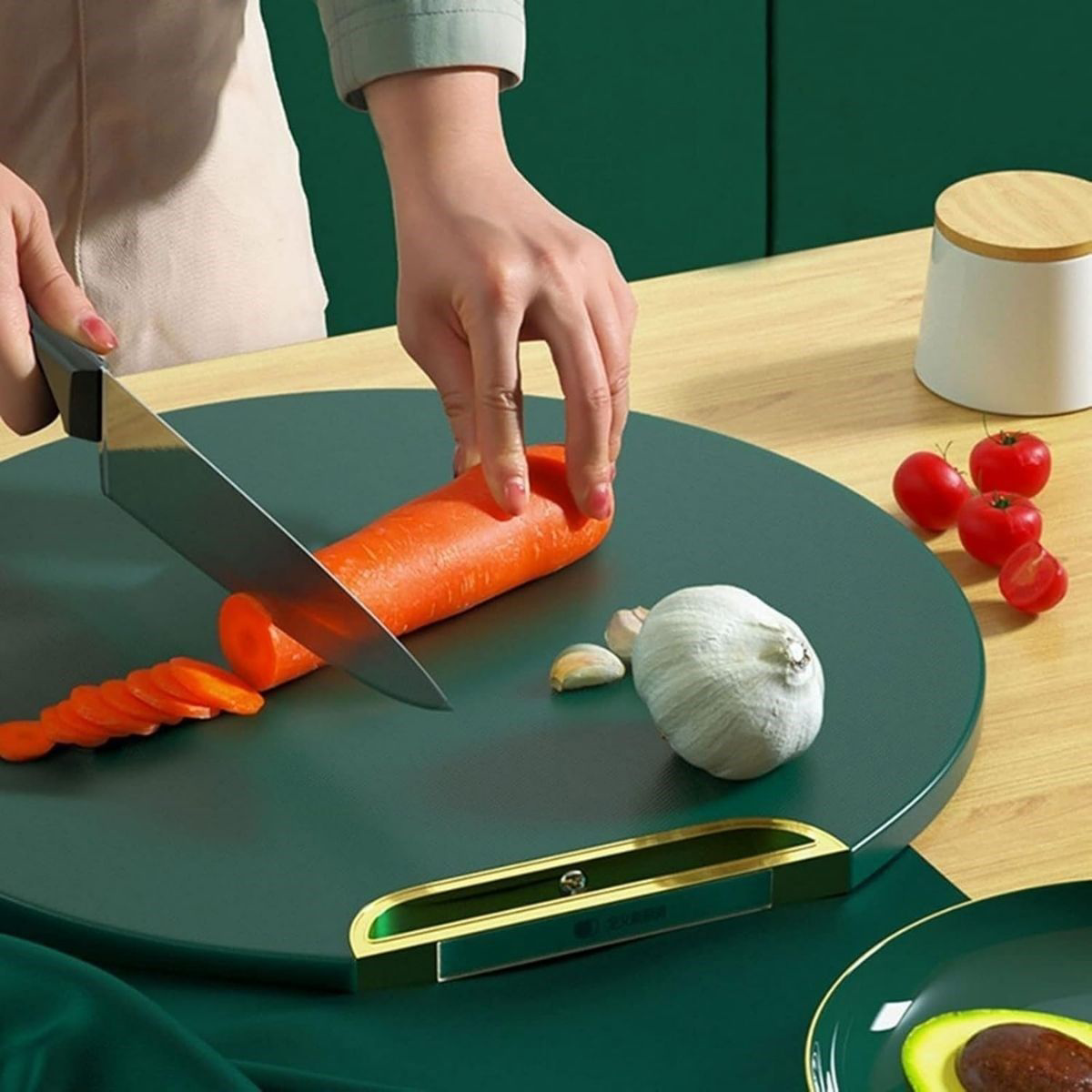 Mutfak Sebze,Meyve,Et,Balık,Ekmek Doğrama Kesme Tahtası Standlı K
