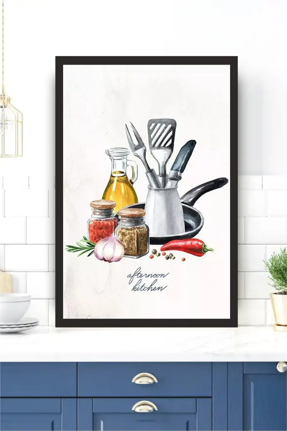 mutfak tasarımlı Çerçeve Görünümlü Mdf Tablo