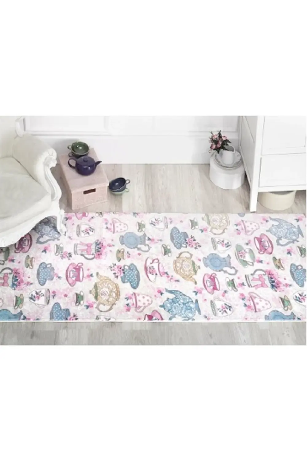 Mutfak Temalı Pembe Yolluk