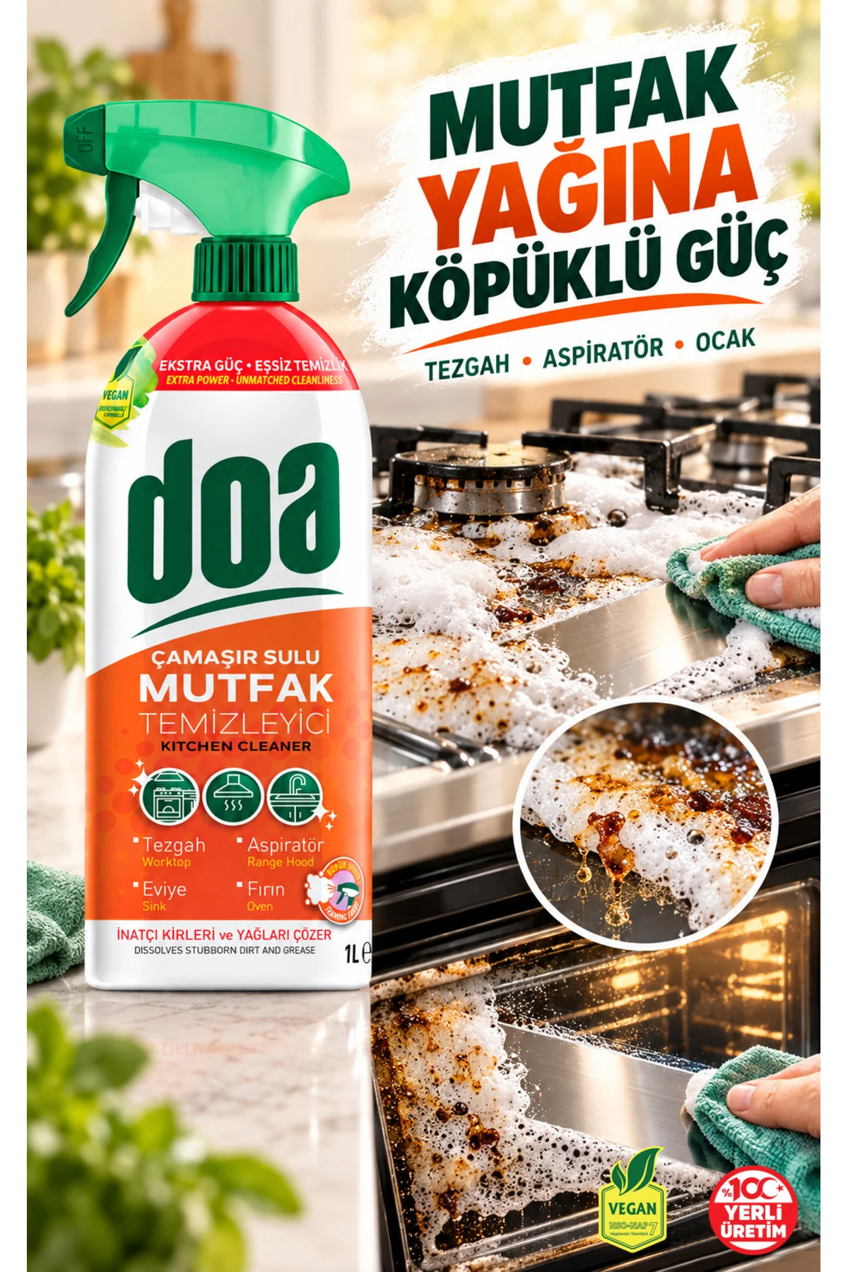 MUTFAK TEMIZLEYICI SPREY / 1000 ML - Görsel 3