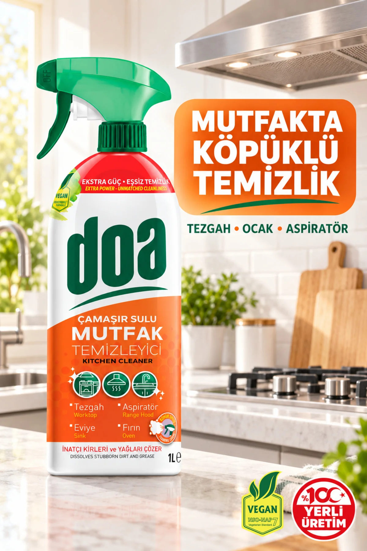 MUTFAK TEMIZLEYICI SPREY / 1000 ML - Görsel 4