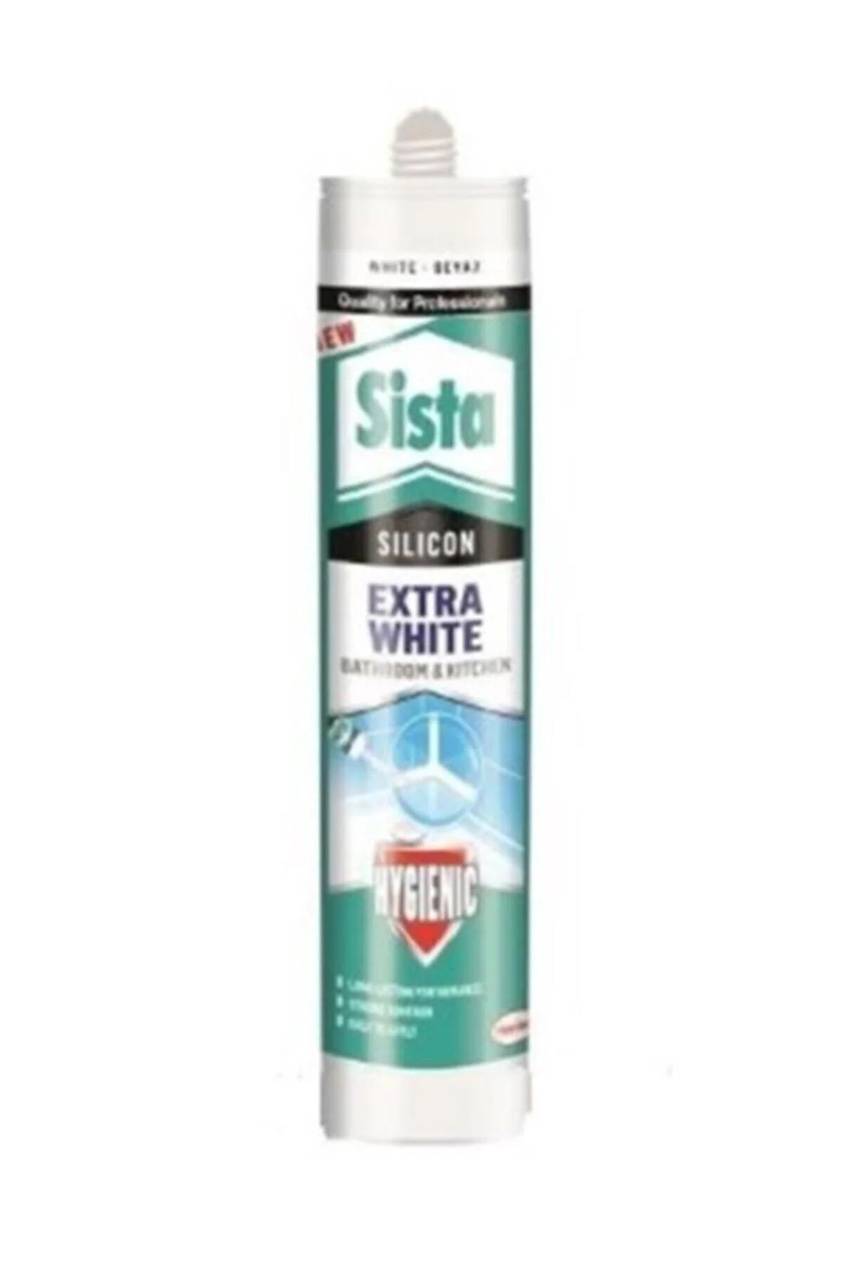 Mutfak Ve Banyo Extra White Silicon Ve Plastik Silikon Tabancası