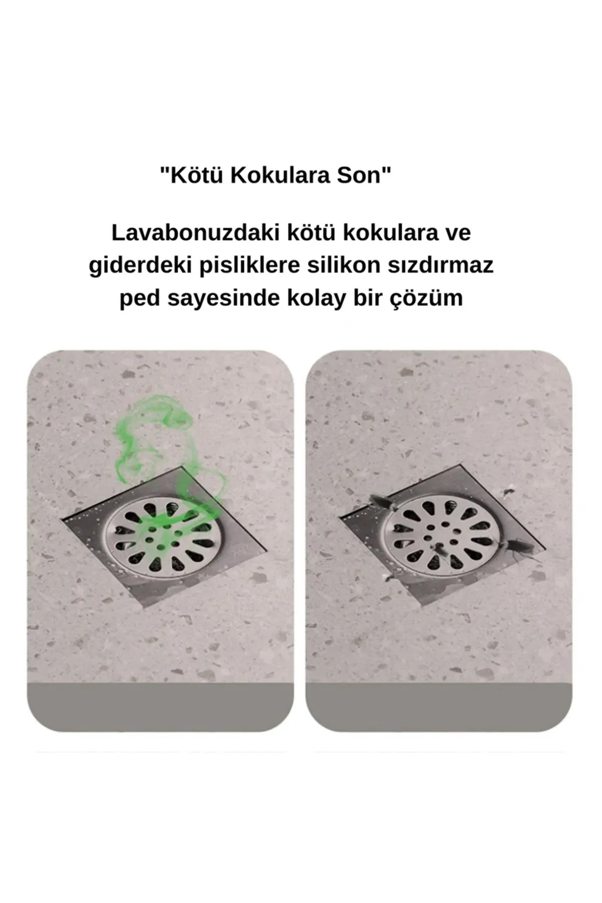 Mutfak Ve Banyo Gideri Koku Önleyici Silikon Mat