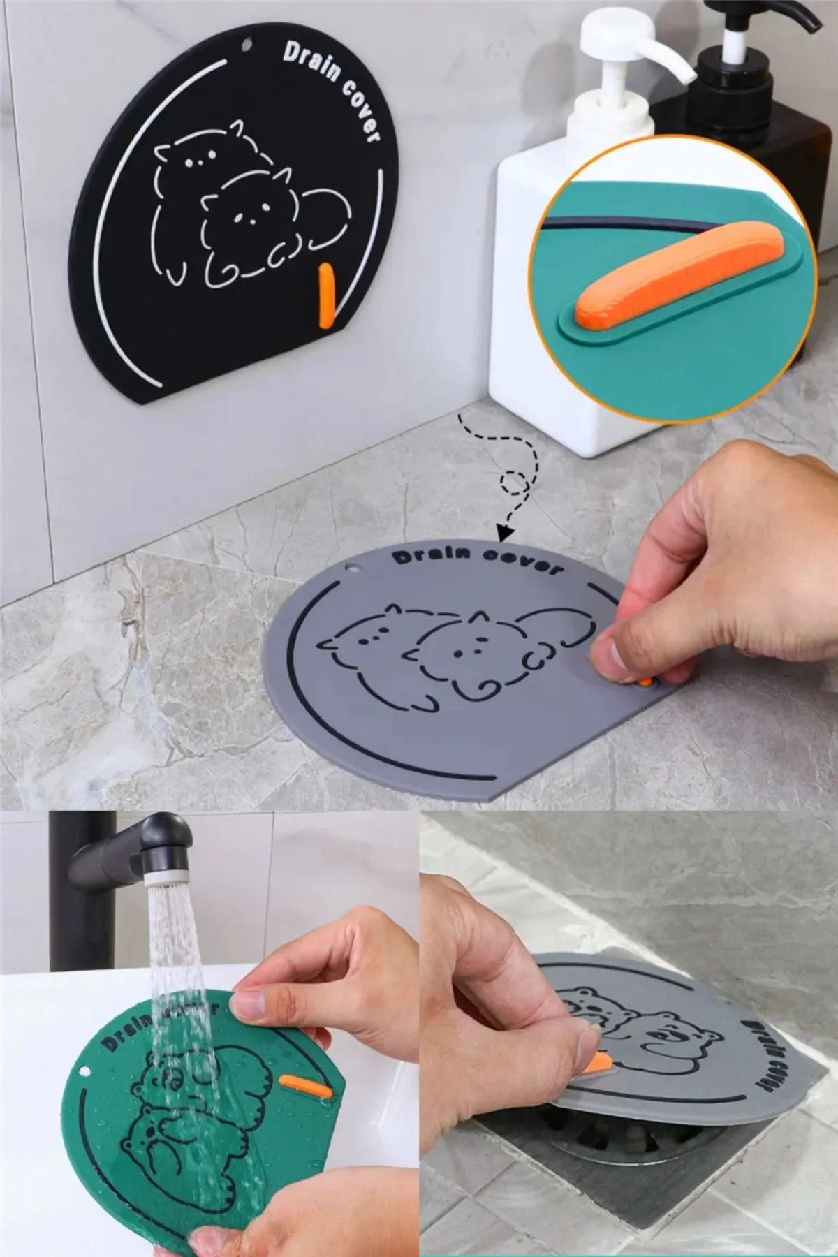 Mutfak Ve Banyo Gideri Koku Önleyici Silikon Mat