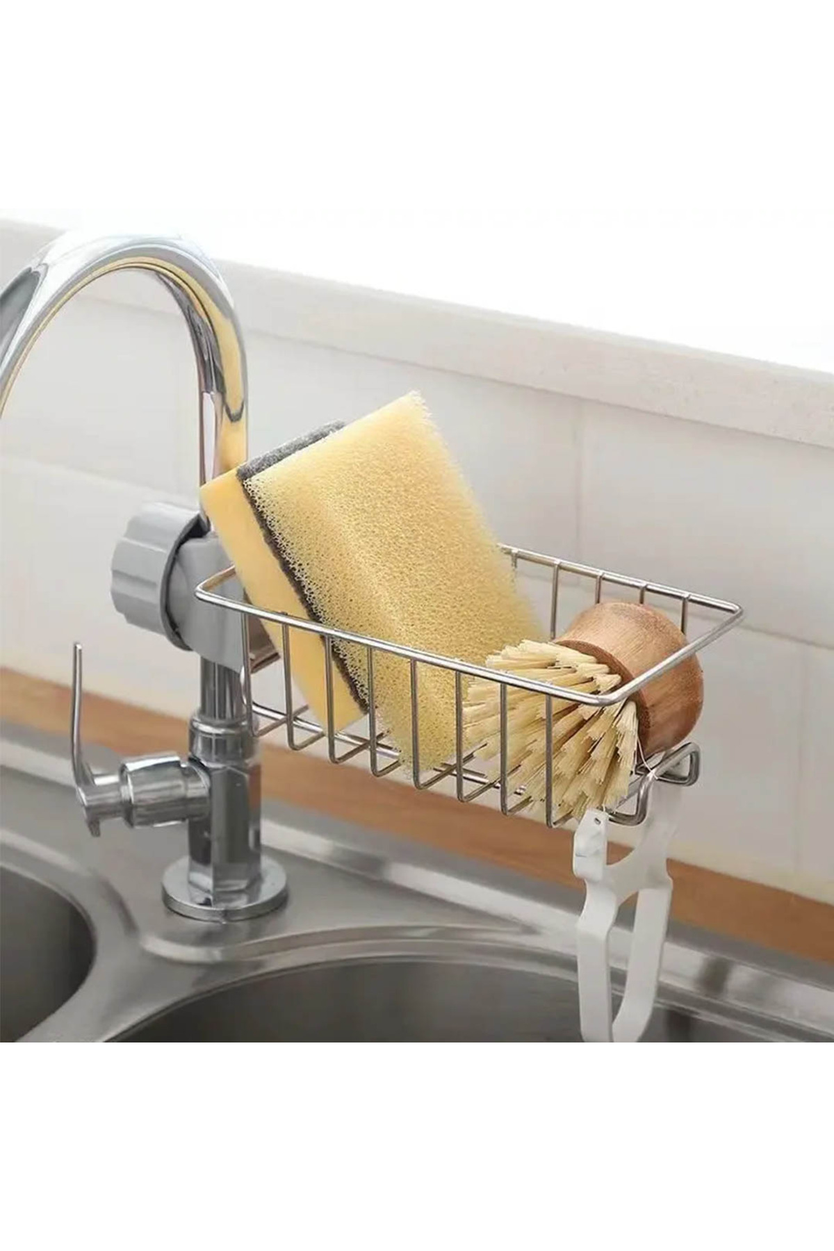 MUTFAK VE BANYO ORGANİZER TEK KAT DEMİR RAF