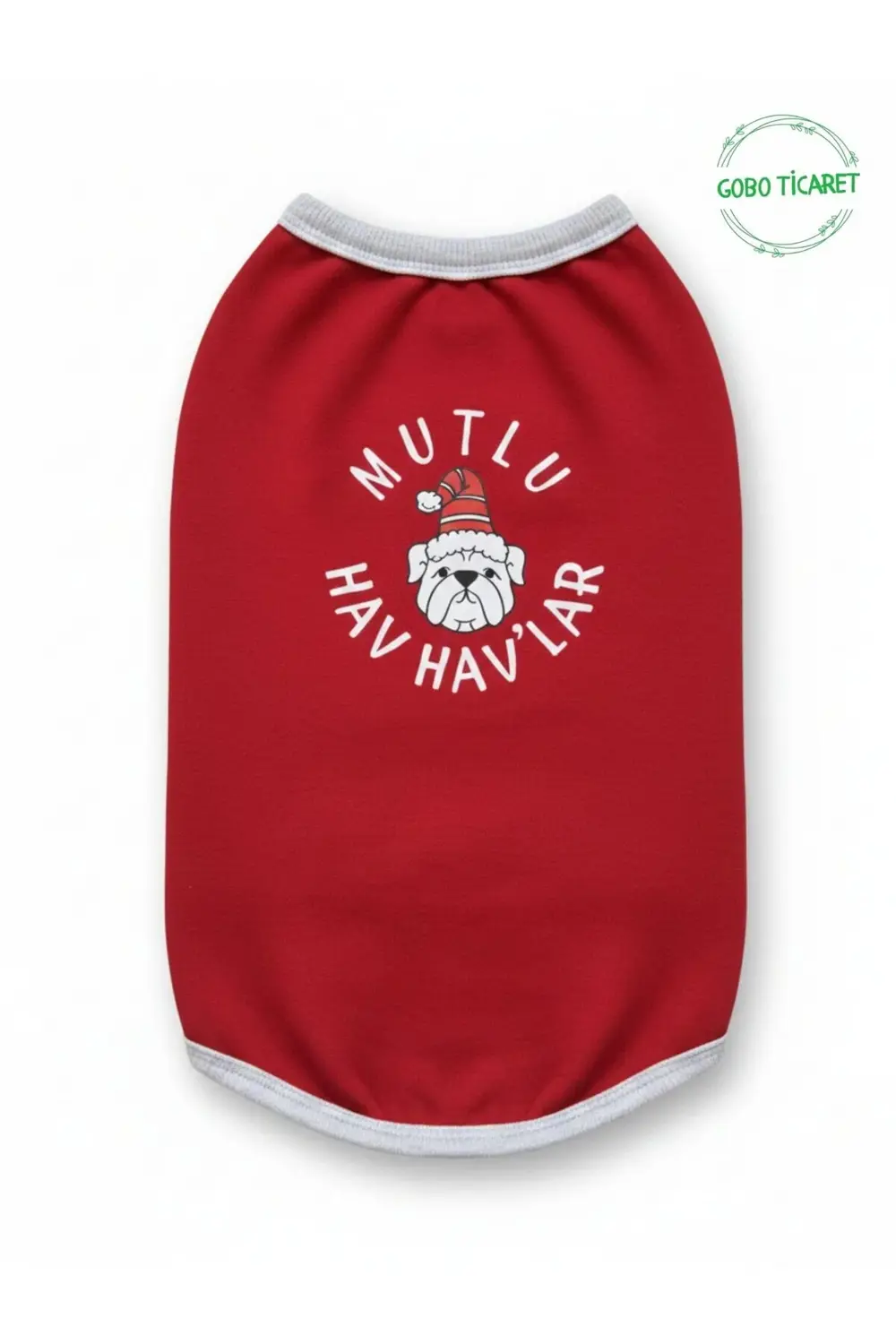 MUTLU HAV HAV'LAR Baskılı Yılbaşı Temalı Kedi ve Köpek Kıyafeti E