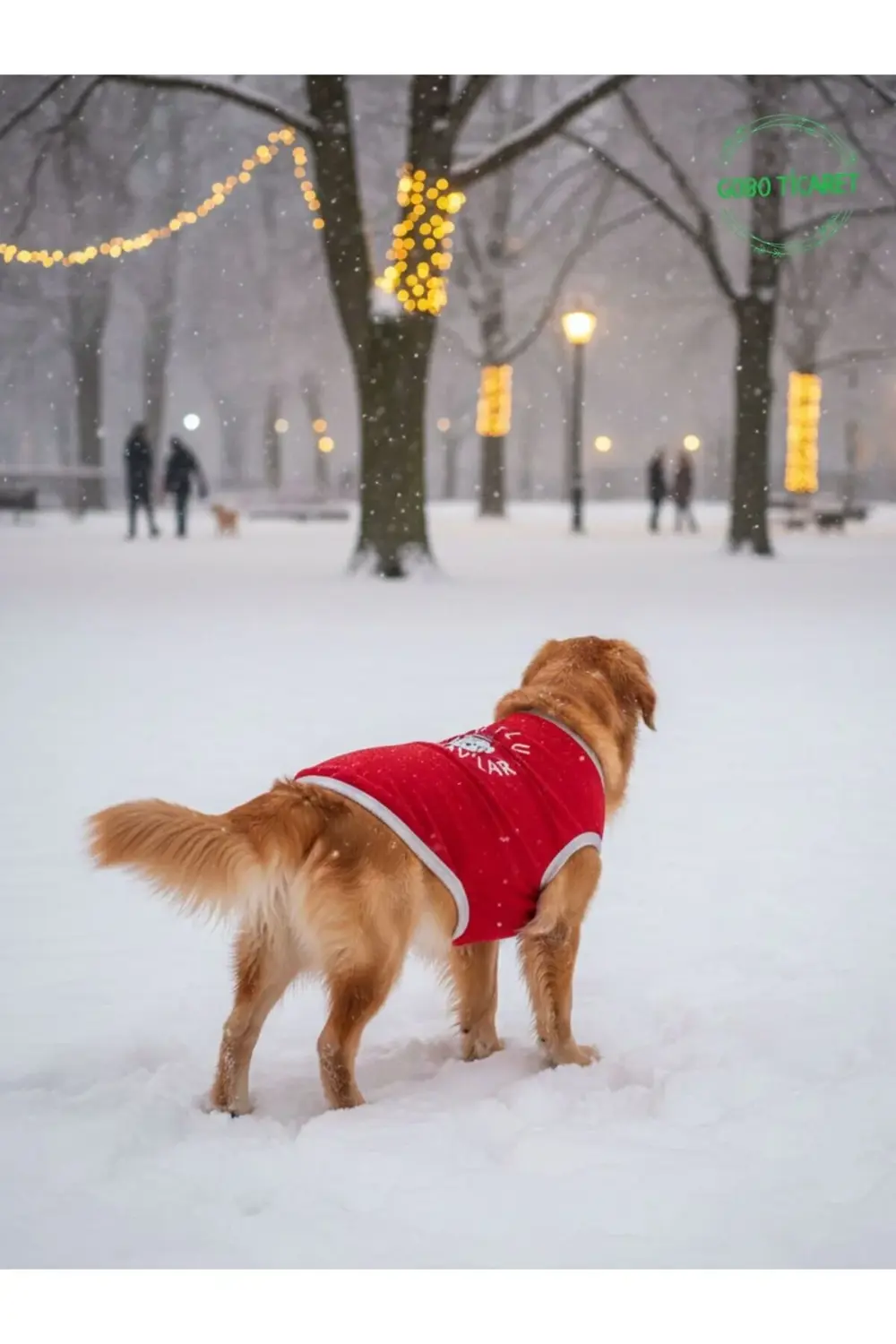MUTLU HAV HAV'LAR Baskılı Yılbaşı Temalı Kedi ve Köpek Kıyafeti E