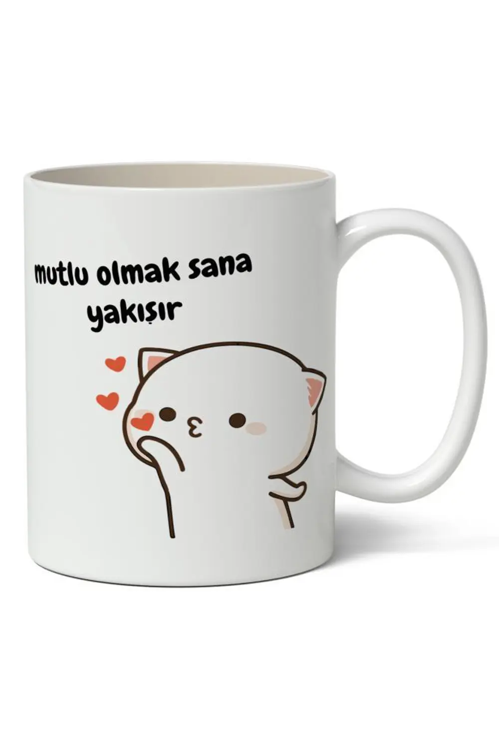 Mutlu Olmak Sana Yakışır Baskılı Kupa Bardak Baskılı Kahve Kupa B Mutlu Olmak Sana Yakışır Baskılı Kupa Bardak Baskılı Kahve Kupa B