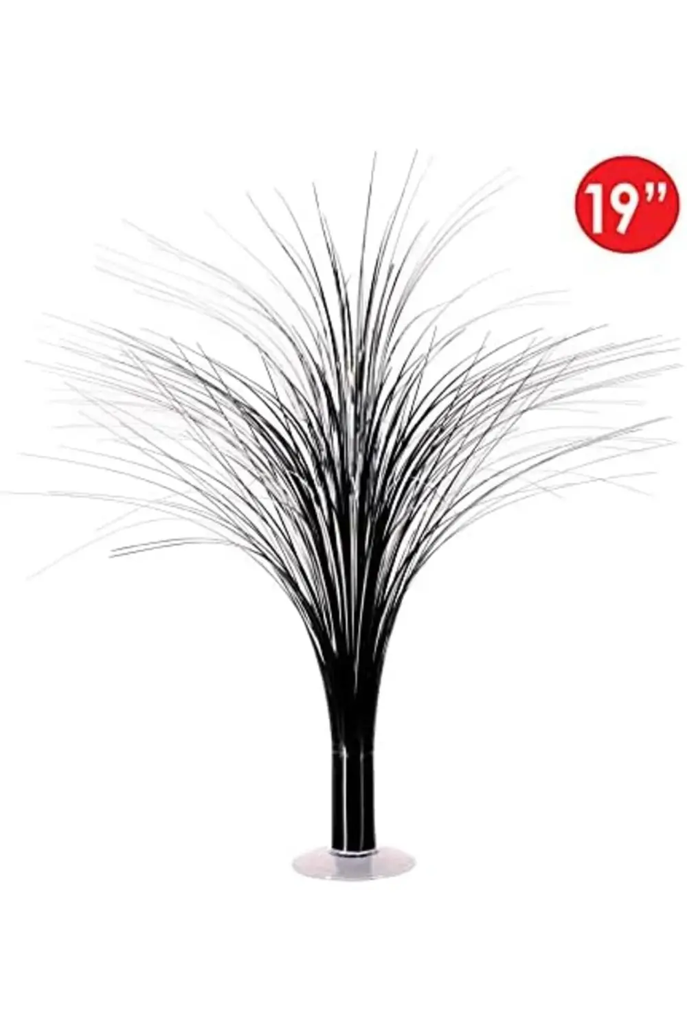 Mutlu Yıllar Dekorasyonları İçin 2 Parça Plastik Metalik Siyah ve