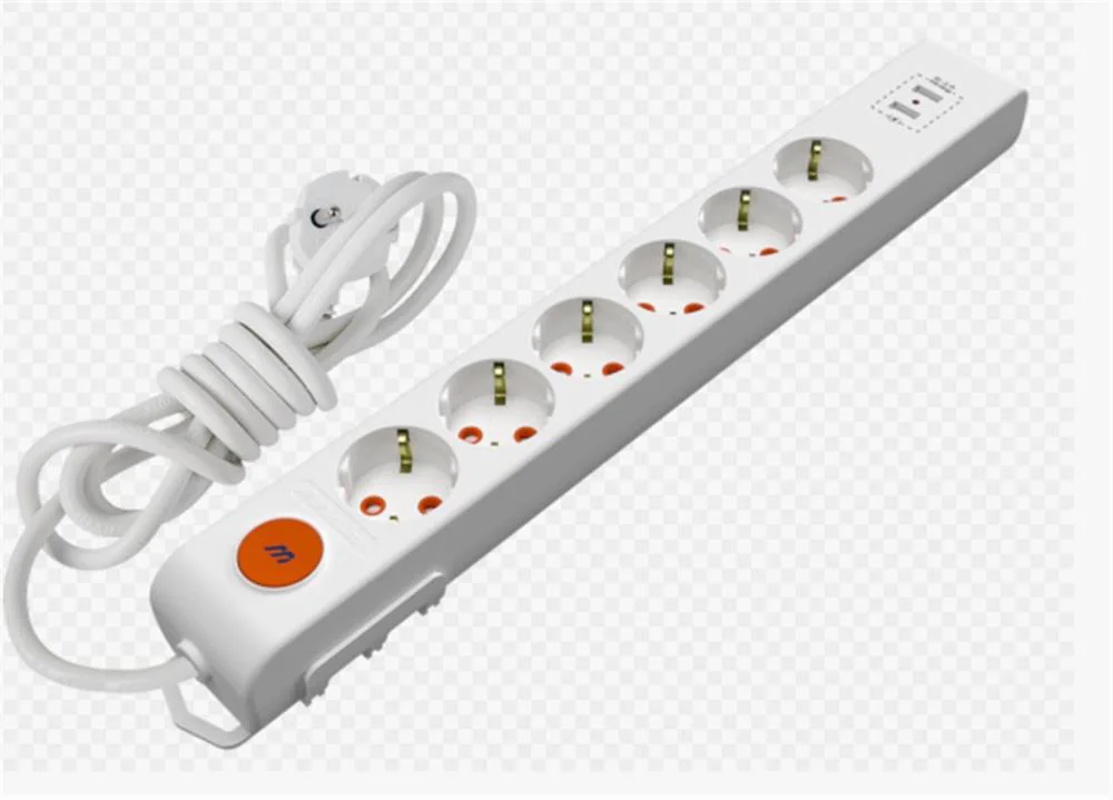 Mutlusan Rı-Tech 6lı 2mt Anahtarlı  2Usb  Topraklı  Grup Priz  (0