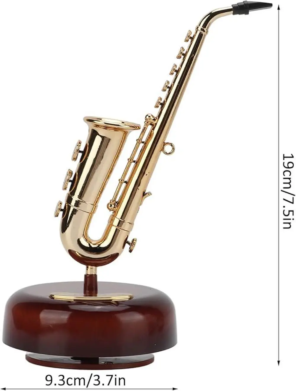 Müzik Kutusu Saksafon Kurmalı Müzik Kutusu Dekoratif Müzik Kutusu