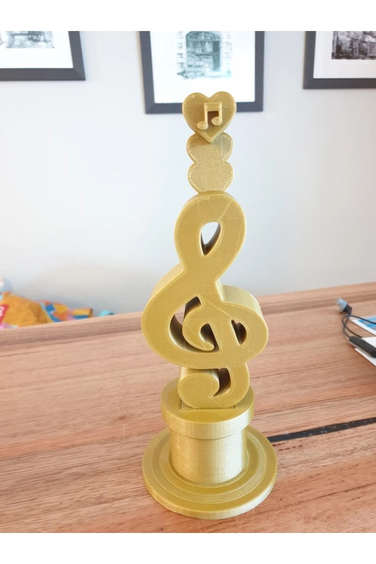 Müzik Nota Kulaklık Standı Kulaklık Askısı