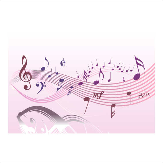 MÜZİK NOTASI FOLYO STİCKER DERSTV441