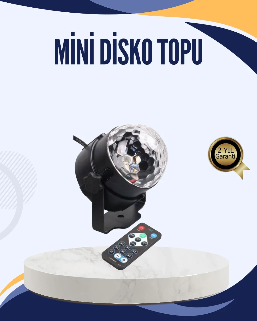 Müzik Sensörlü Renkli LED Parti Işığı Fiyatı, Yorumları ve Özellikleri