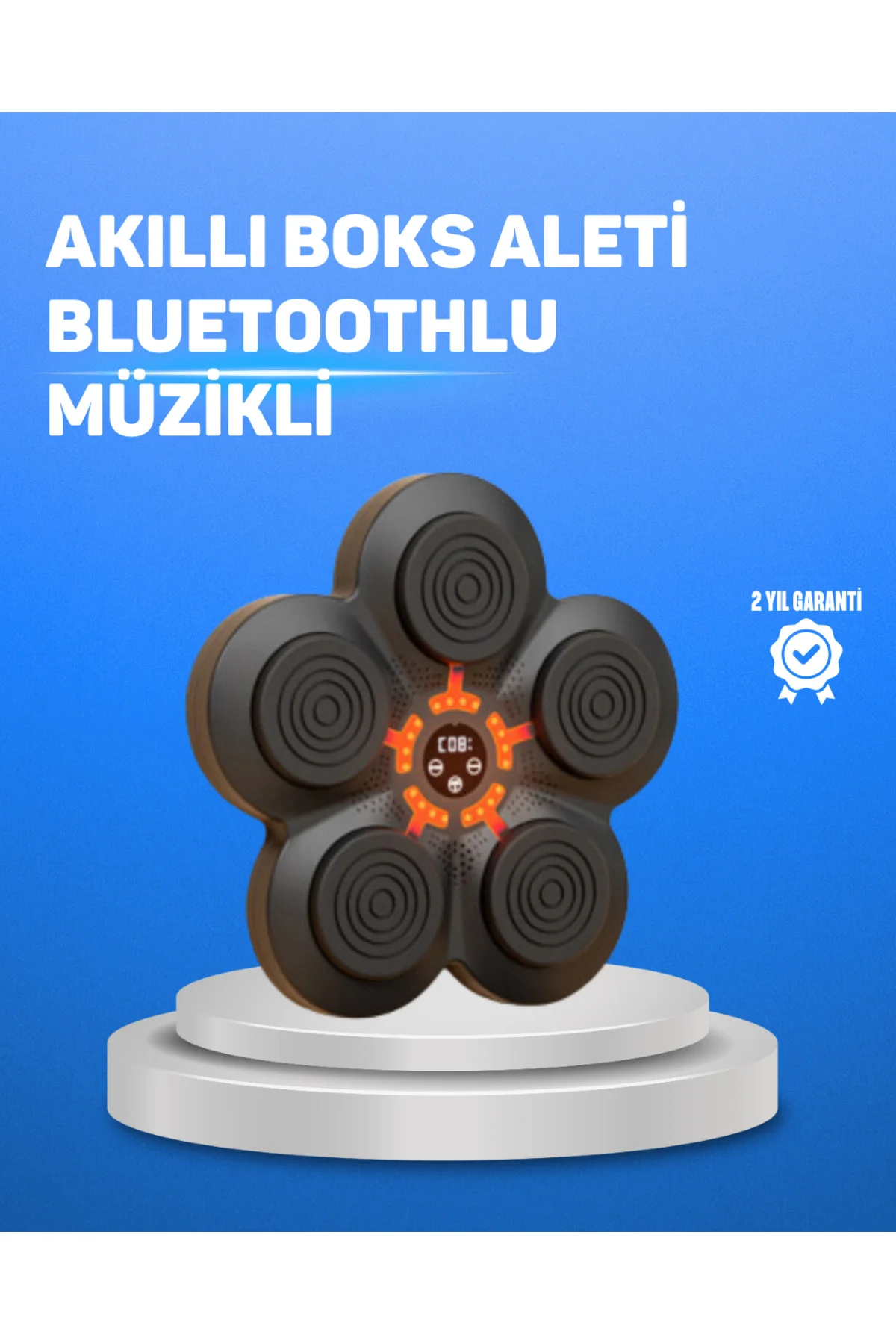 Müzikli Boks Duvar Paneli Akıllı Işık Sistemli Refleks Ve Kondisy