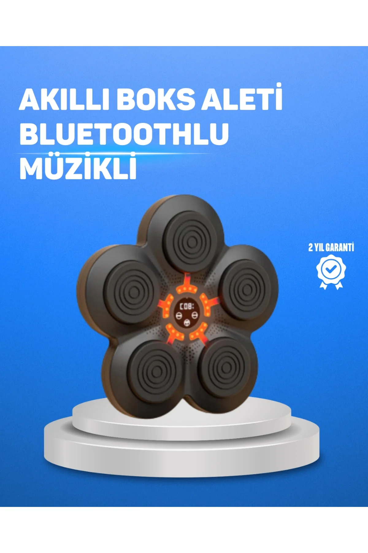 Müzikli Boks Duvar Paneli Akıllı Işık Sistemli Refleks Ve Kondisy