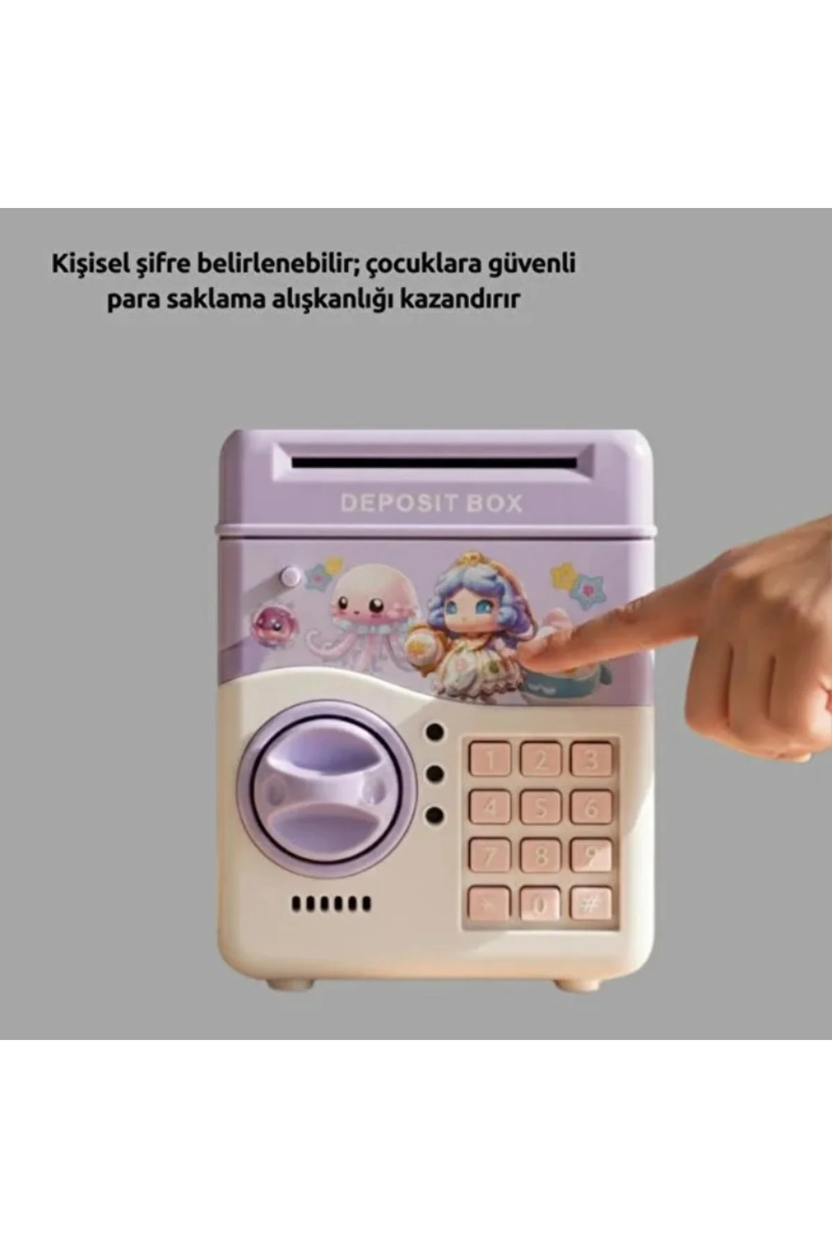 Müzikli Kumbara - Işıklı - Şifreli ATM Tasarımlı - Görsel 3