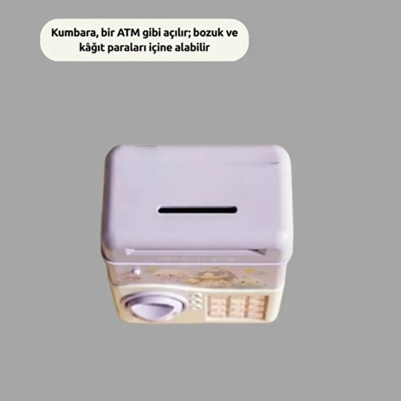 Müzikli Kumbara - Işıklı - Şifreli ATM Tasarımlı Fiyatı, Yorumları ve Özellikleri