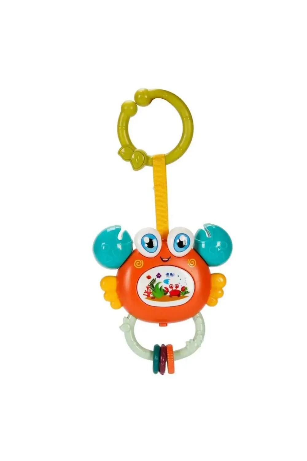 Müzikli ve Işıklı Çıngıraklı Yengeç Puset Oyuncağı