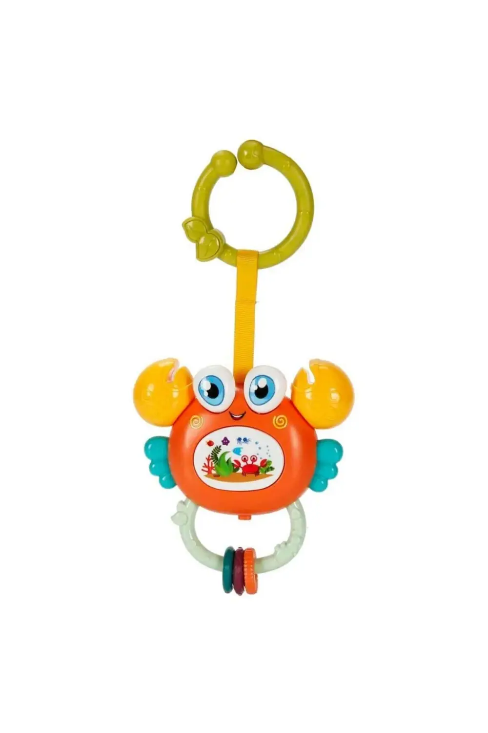 Müzikli ve Işıklı Çıngıraklı Yengeç Puset Oyuncağı