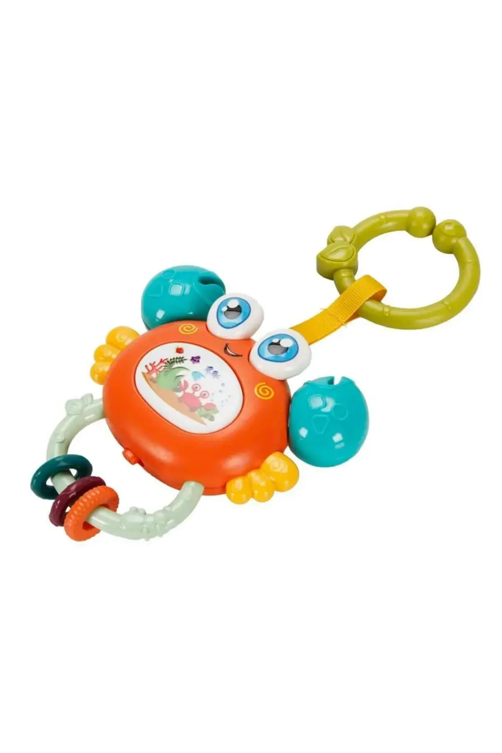 Müzikli ve Işıklı Çıngıraklı Yengeç Puset Oyuncağı