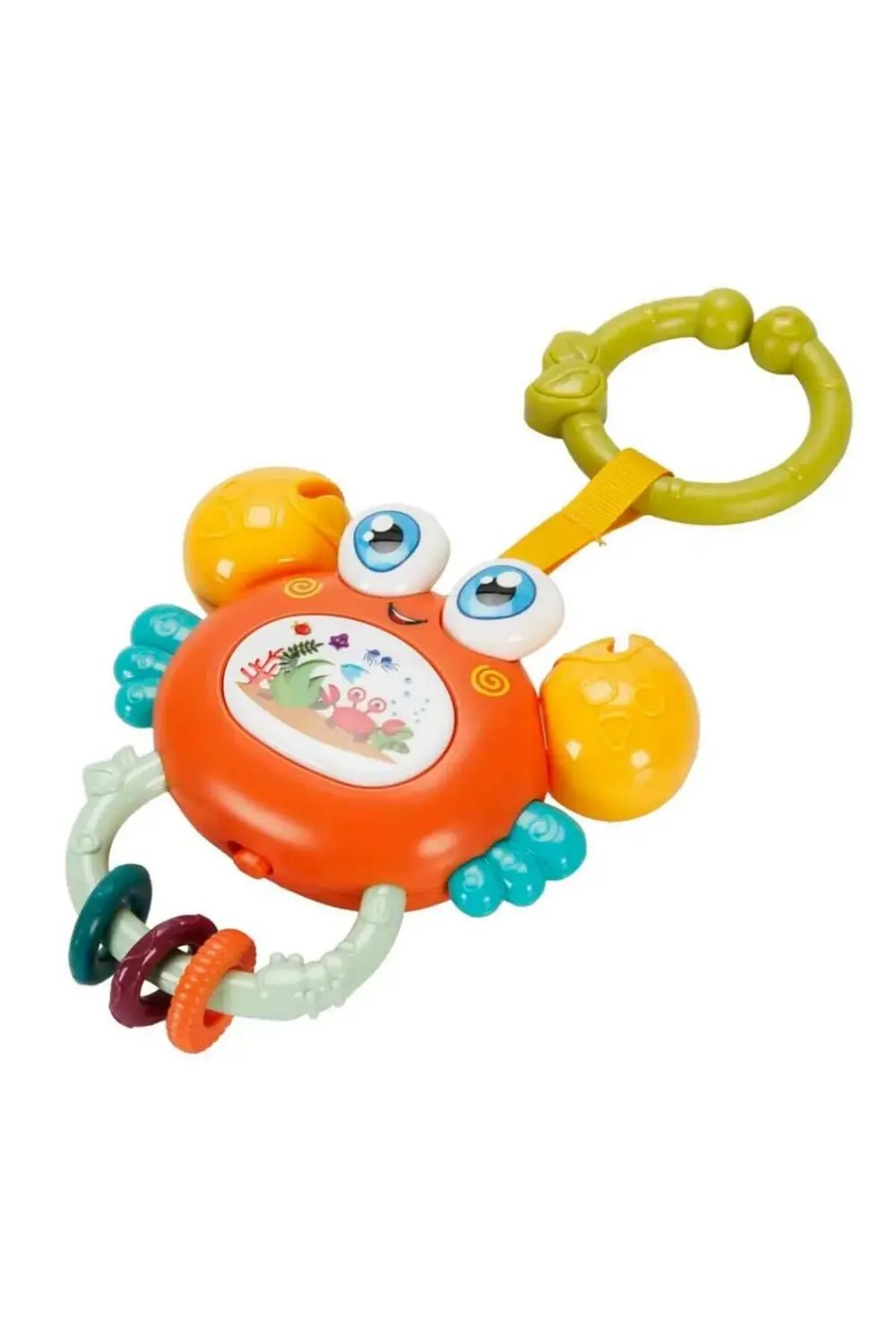 Müzikli ve Işıklı Çıngıraklı Yengeç Puset Oyuncağı