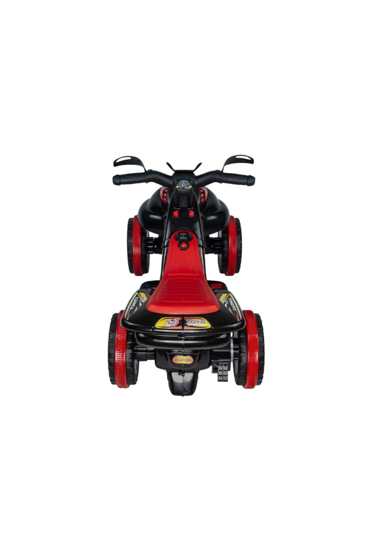 Müzikli Ve Led Işıklı Akülü Atv 6v Karınca Siyah