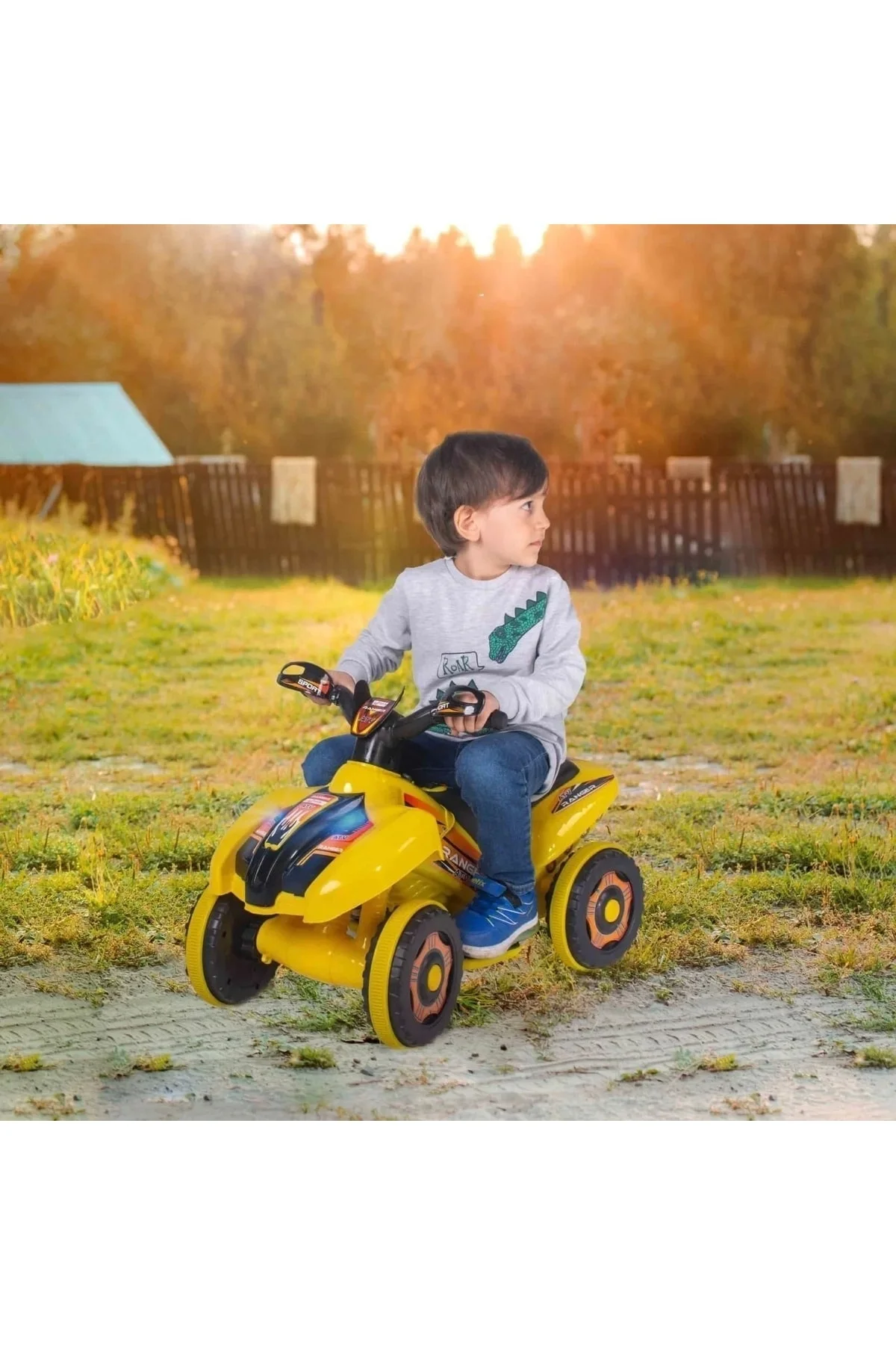 Müzikli Ve Led Işıklı Akülü Atv 6v Ranger Prenses