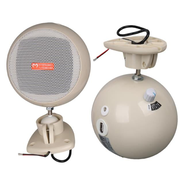 MV-12 7.5 CM 20 Watt Komütatörlü Hat Trafolu Krem Beyazı Sütun Sa