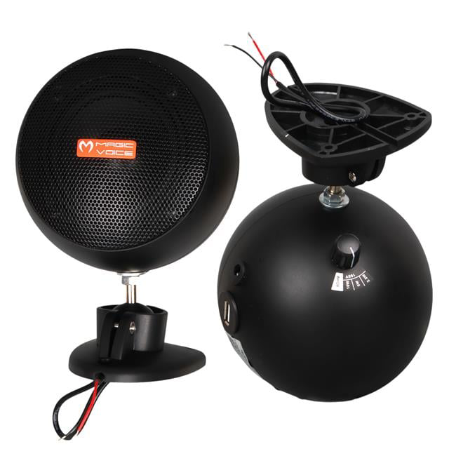 MV-13 7.5 CM 20 Watt Komütatörlü Hat Trafolu Siyah Sütun Sarkık H