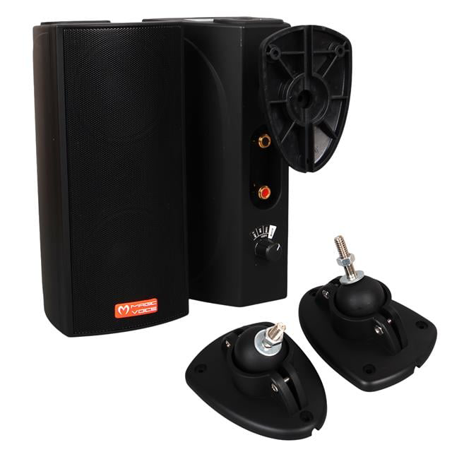 MV-19 2x7.5 CM 40 Watt Komütatörlü Hat Trafolu Siyah Sütun Hoparl