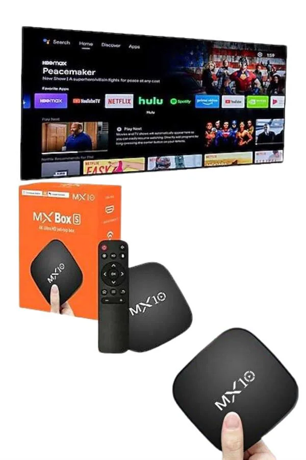 Mx Box Android TV 4K Ultra HD Media Sound - Sinema Kalitesinde Akıllı Deneyim