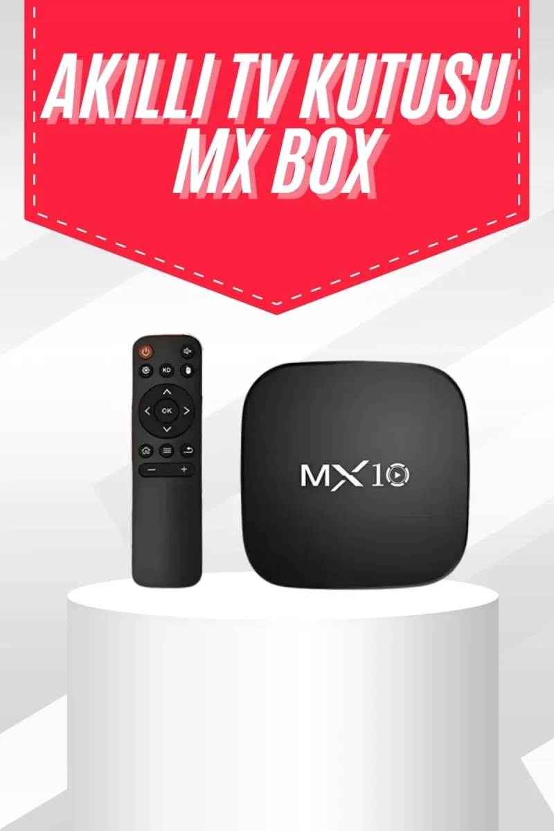 Mx Box Android Tv Media Sound 4K Ultra HD Görüntü Kaliteli - Lisinya