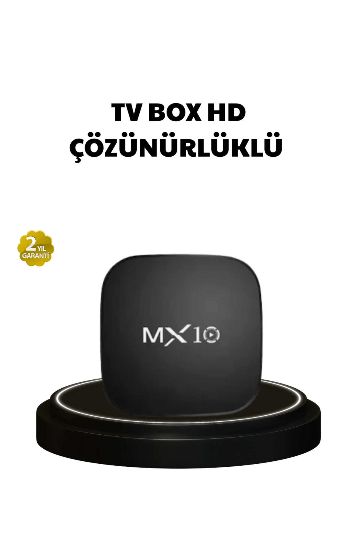 MX Box S 4K Android TV Box – Google Asistan, Dolby Ses, 8 GB Hafı