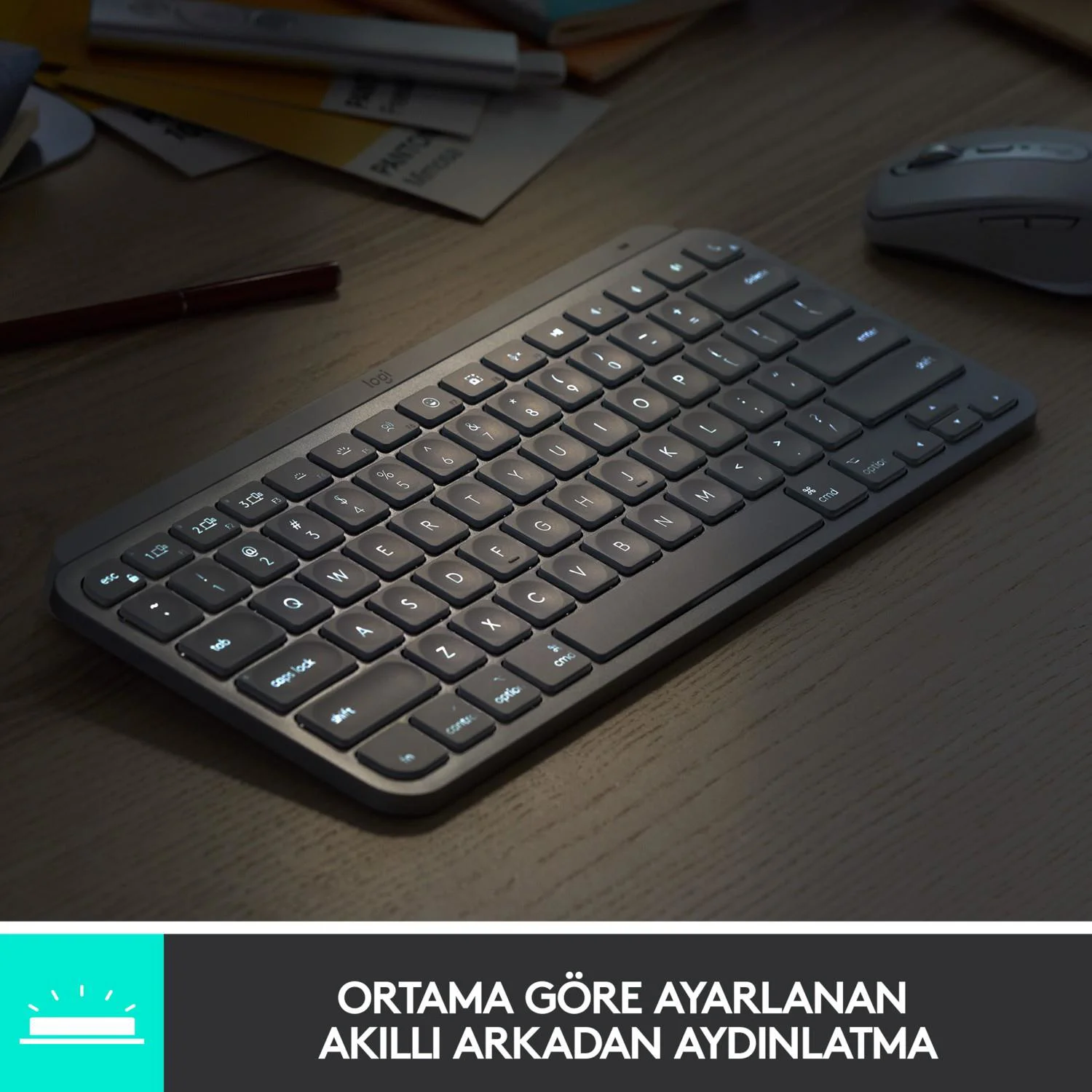 MX Keys Mini Kompakt Kablosuz Aydınlatmalı Q TR Klavye Fiyatı, Yorumları ve Özellikleri