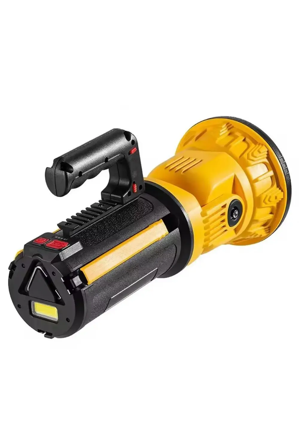 MX-W5164-3 Kırmızı Mavi Çakarlı COB Ledli Şarjlı Kamp El Feneri I