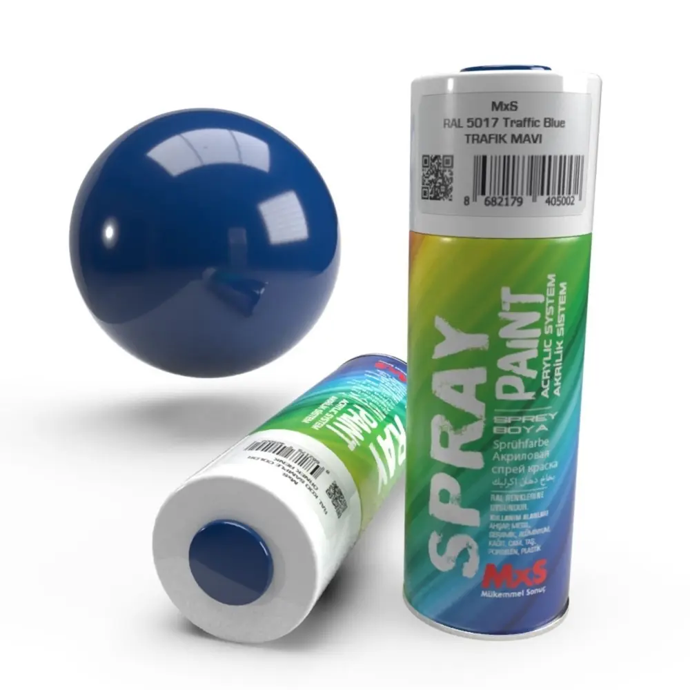 MXS SPREY BOYA 400 ML RAL5017 TRAFİK MAVİ MXS SPREY BOYA 400 ML RAL5017 TRAFİK MAVİ