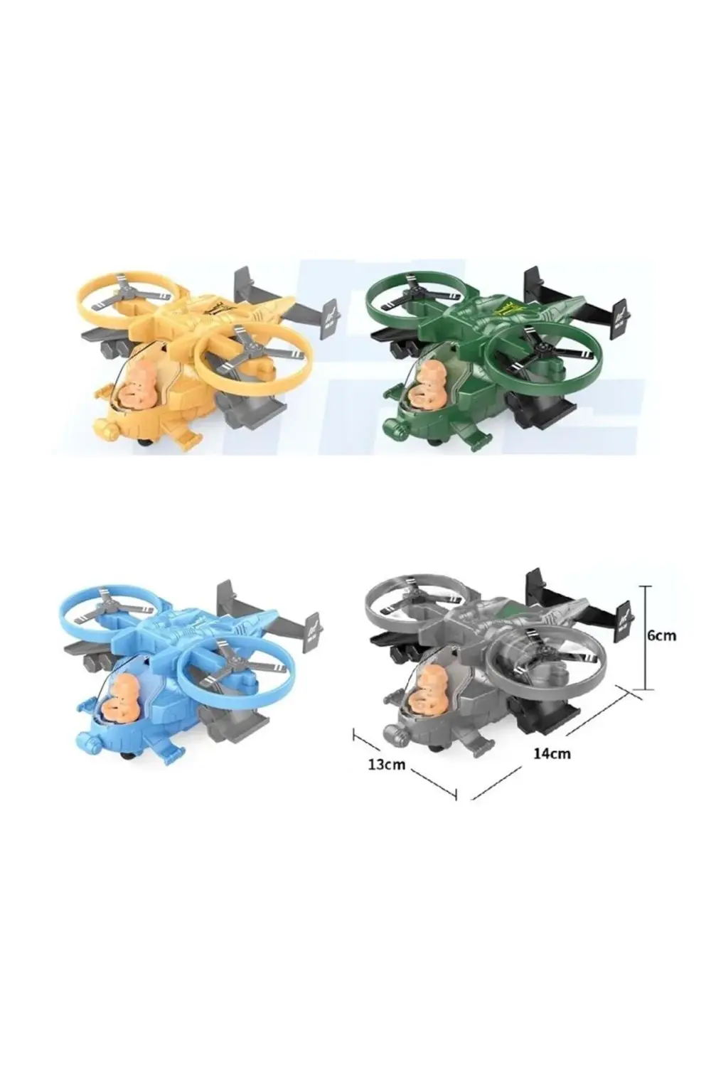 MXT-3616 Sürtmeli Askeri Helikopter -Vardem Oyuncak